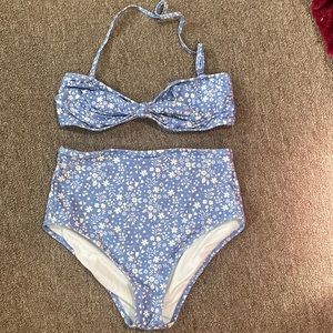 2 piece high rise bikini